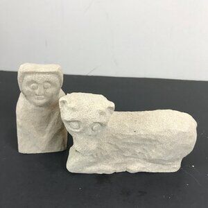 Nativity stone/sand cast figures, 2